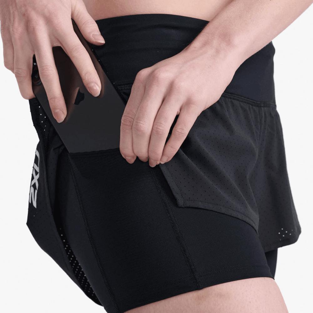 2XU - AERO 2 - IN - 1 4 INCH SHORTS Women - Rev Online