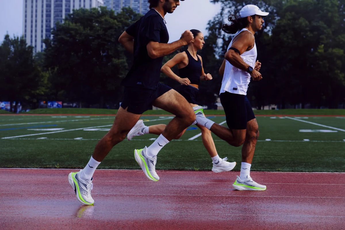 A running crew training together