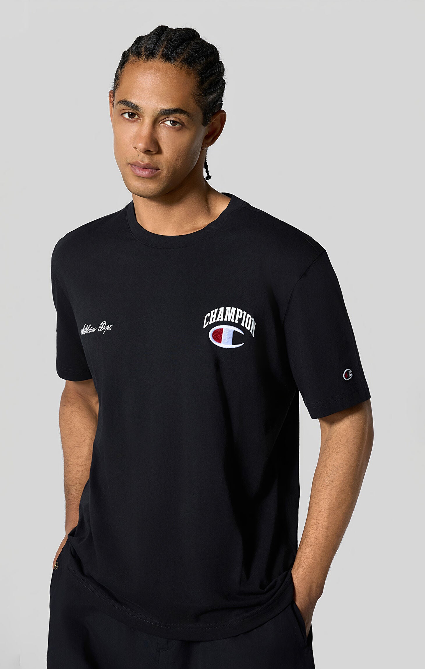 CHAMPION-CREWNECK T-SHIRT Men