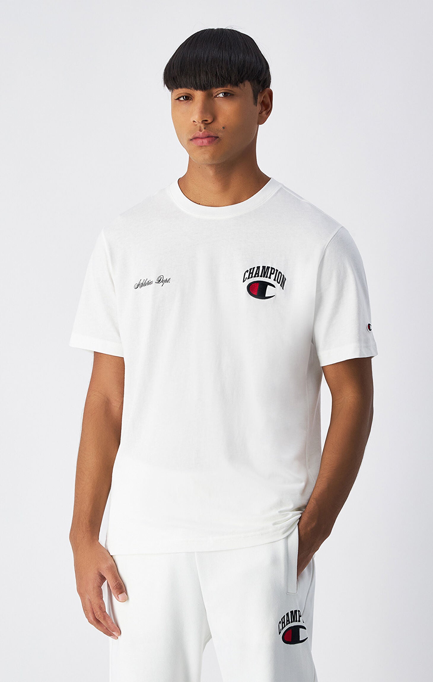 CHAMPION-CREWNECK T-SHIRT Men