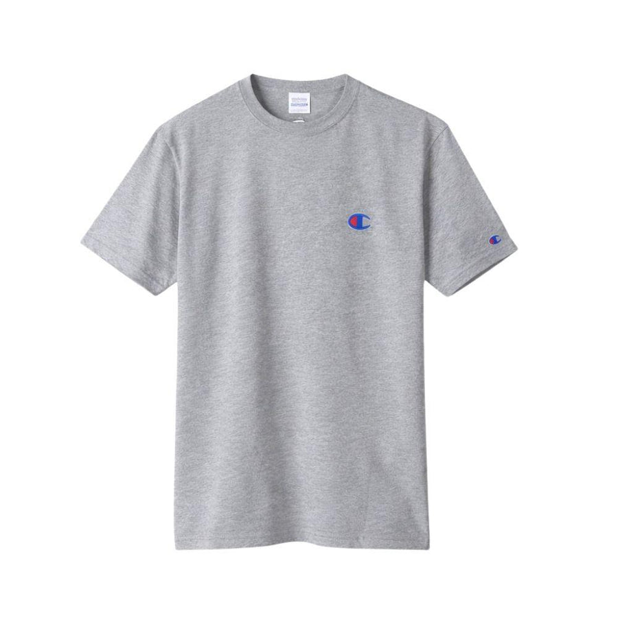 CHAMPION ESSENTIAL CHAMPION LOGO เสื้อยืดแขนสั้นผู้ชาย
