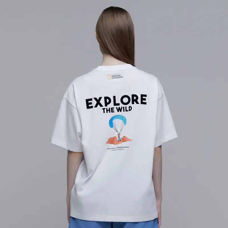NATGEO T-SHIRT เสื้อยืดทีเชิ๊ตสำหรับทั้งชายและหญิง