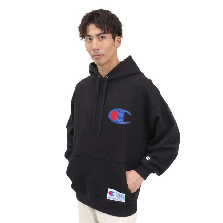 CHAMPION HOODED SWEATSHIRT เสื้อฮู้ดดี้ผู้ชาย