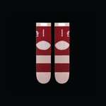 BROOO - BROOO TRAIL I PERFORMANCE LOW CREWSOCKS I BURGUNDY Unisex - Rev Online
