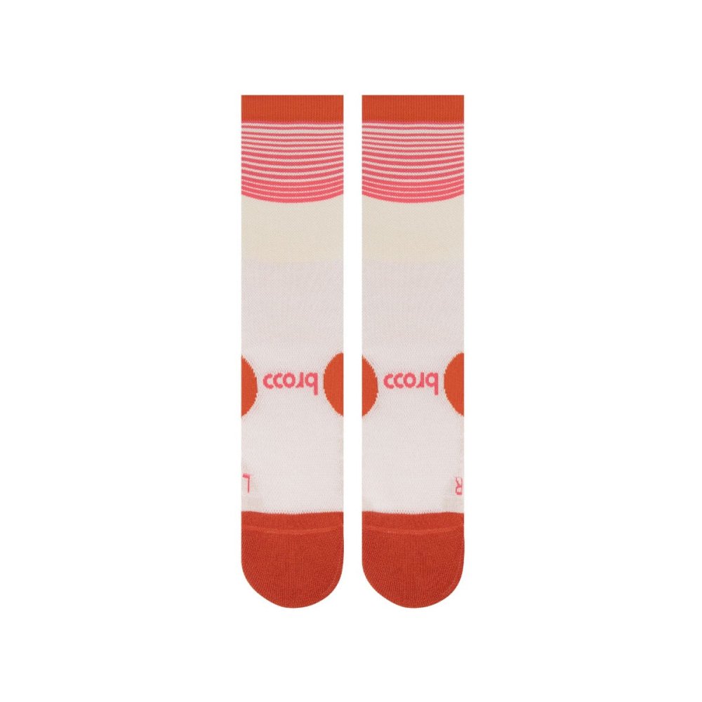 BROOO - TAKEOFF I LOW CREW SOCKS I RUBY RED Unisex Unisex - Rev Online