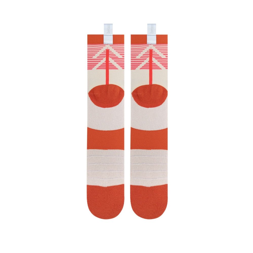 BROOO - TAKEOFF I LOW CREW SOCKS I RUBY RED Unisex Unisex - Rev Online