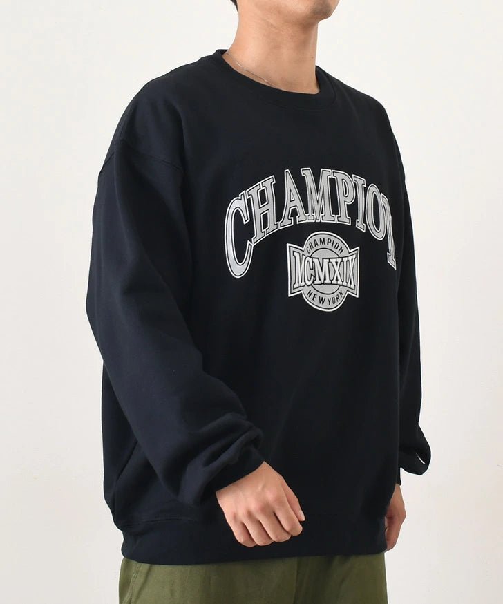 CHAMPION CREW NECK SWEATSHIRT เสื้อสเวตเชิ๊ตผู้ชาย - Rev Online