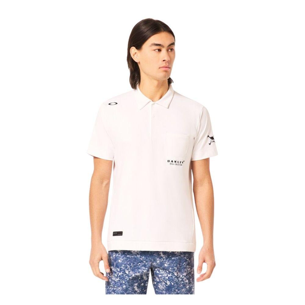 OAKLEY SKULL ENDEAVOR BULGE SHIRT เสื้อโปโลผู้ชาย - Rev Online