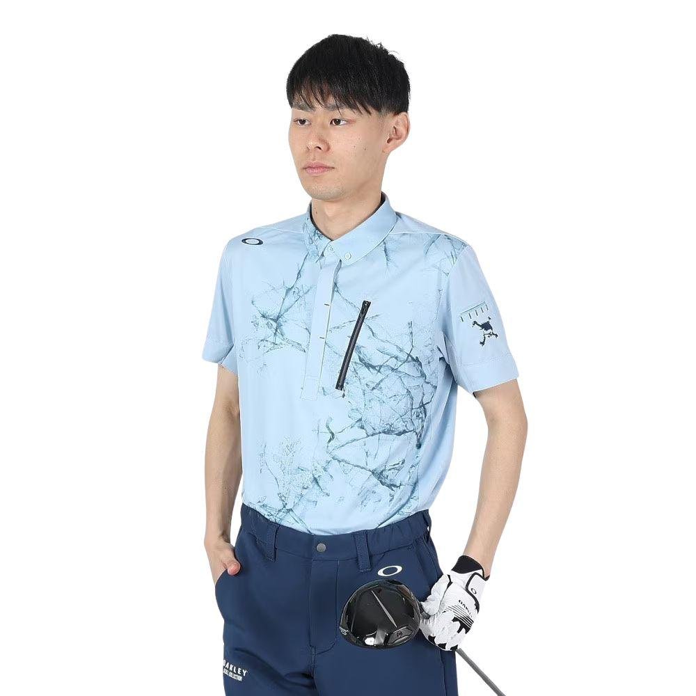 OAKLEY SKULL ICE SMASH SHIRT เสื้อโปโลผู้ชาย - Rev Online