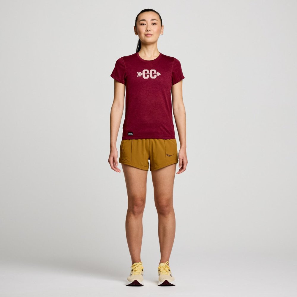 SAUCONY - STOPWATCH GRAPHIC SHORT SLEEVE Women - Rev Online