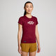 SAUCONY - STOPWATCH GRAPHIC SHORT SLEEVE Women - Rev Online
