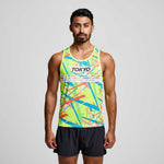 SAUCONY - STOPWATCH GRAPHIC SINGLET Men - Rev Online