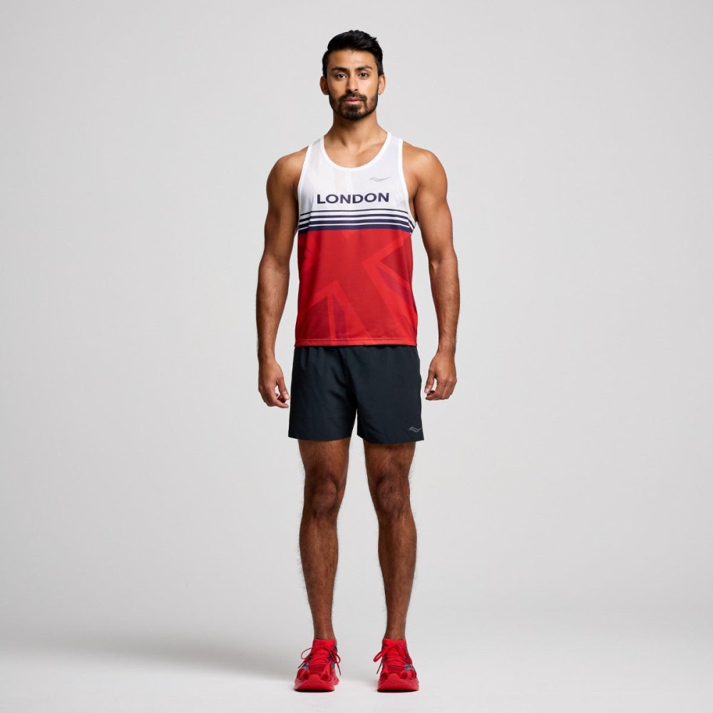 SAUCONY - STOPWATCH GRAPHIC SINGLET Men - Rev Online