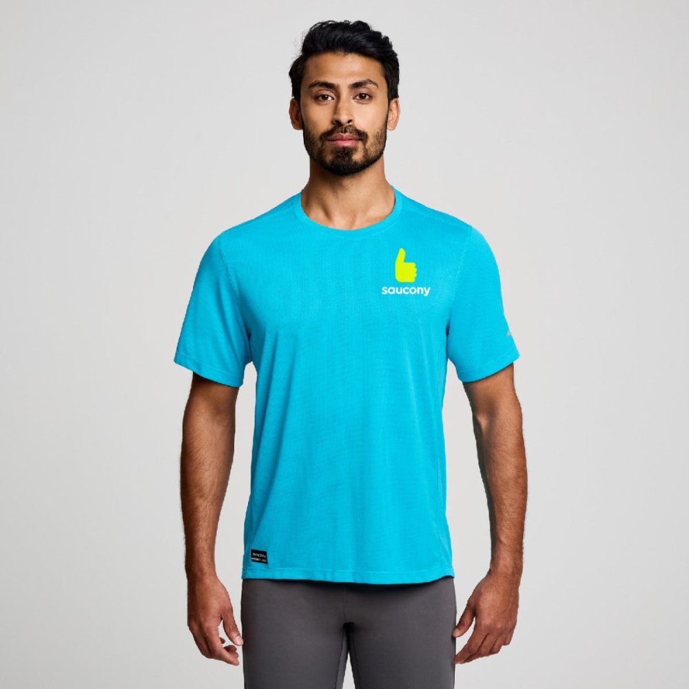 SAUCONY - STOPWATCH SHORT SLEEVE Men - Rev Online