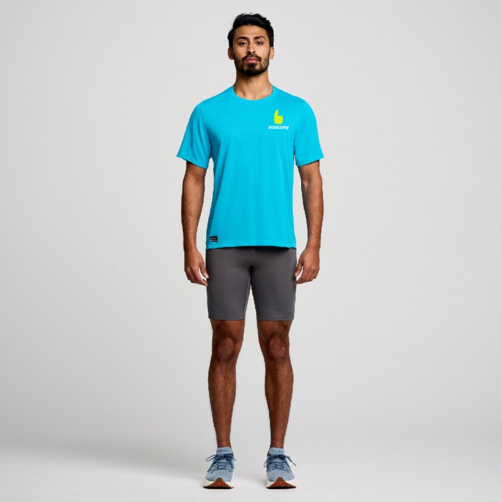SAUCONY - STOPWATCH SHORT SLEEVE Men - Rev Online