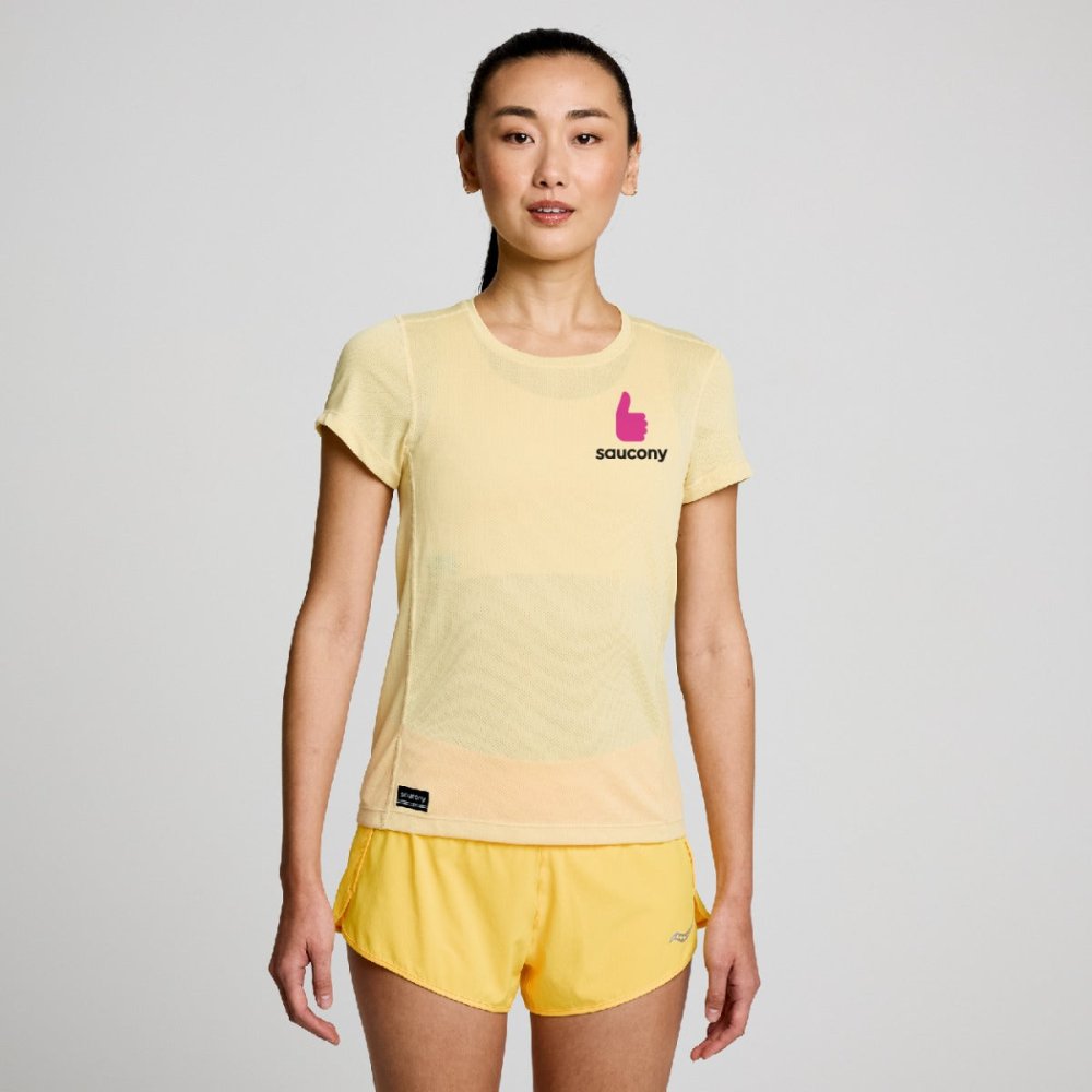 SAUCONY - STOPWATCH SHORT SLEEVE Women - Rev Online
