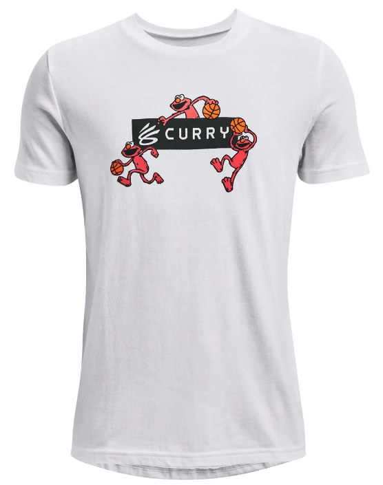 UA - S - Curry BOYS ELMO SS Tee - Rev Online